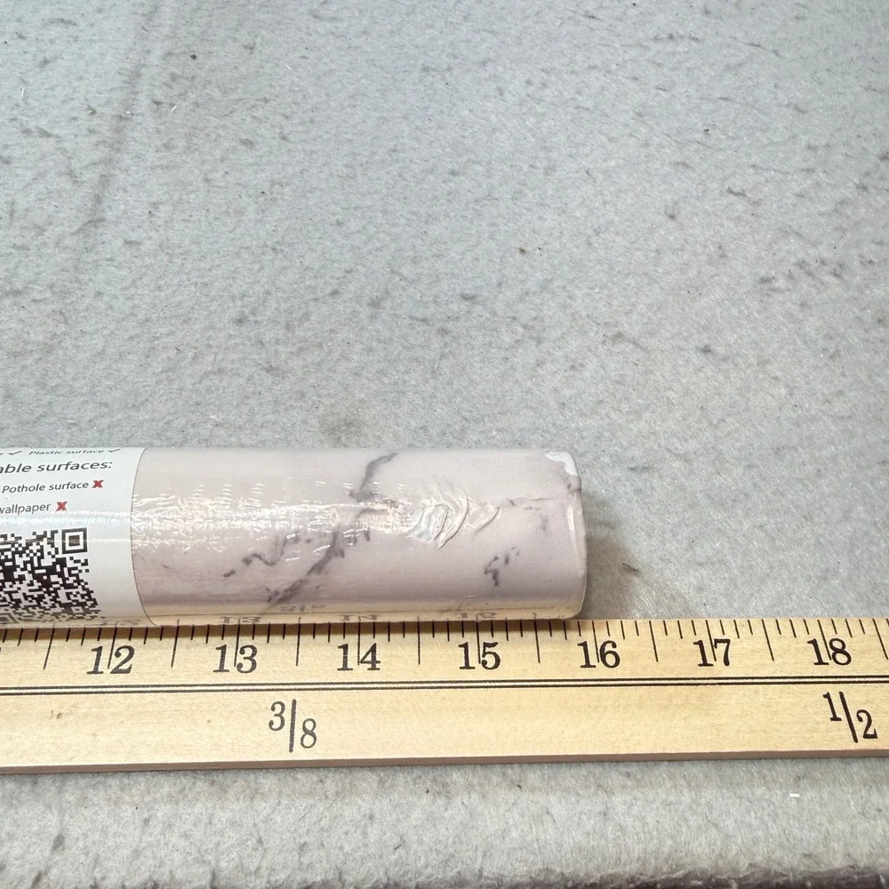 Caltero Marble Contact Paper White Grey New Peel and Stick Waterproof Vinyl Roll